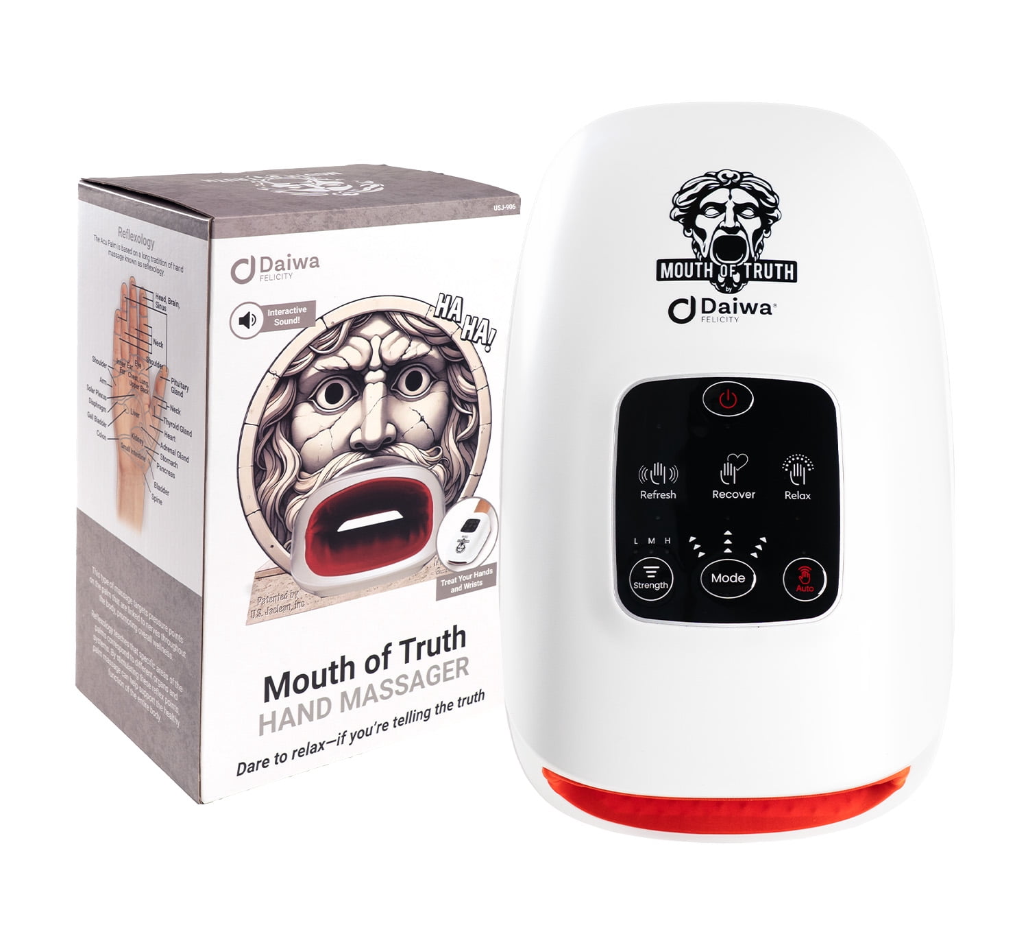 Daiwa Felicity Mouth of Truth Hand Massager – Air Compression ...