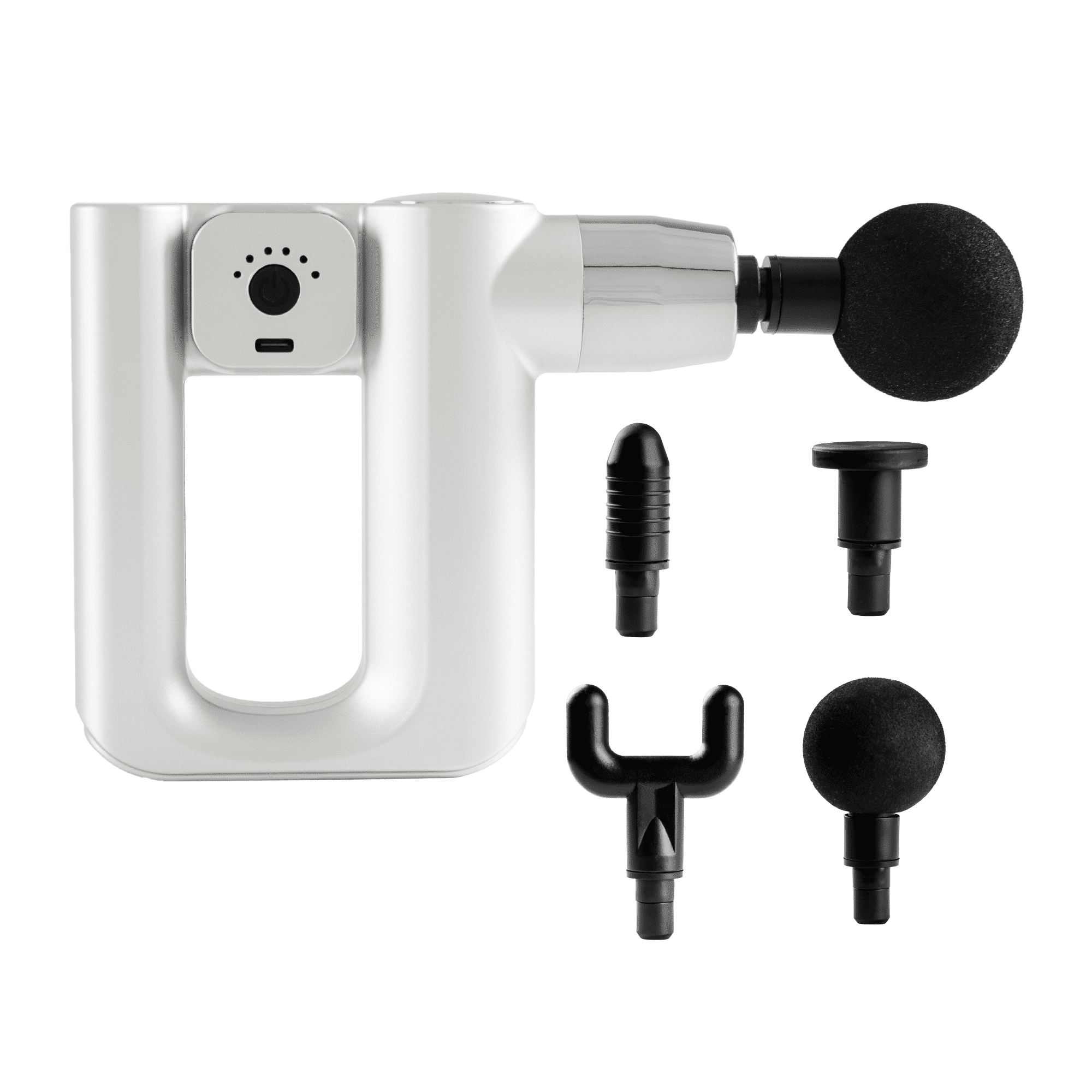 Daiwa Felicity Robo Touch Deep Tissue Massage Gun – Portable Percussion Therapy for Back, Shoulders & Legs – Brushless Motor, Multi-Head Attachments, Quiet & Rechargeable