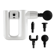 Daiwa Felicity Robo Touch Deep Tissue Massage Gun   Portable Percussion Therapy for Back, Shoulders & Legs   Brushless Motor, Multi-Head Attachments, Quiet & Rechargeable