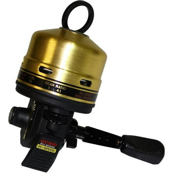 Daiwa Health Development Gold Cast Gc100 Spincast Reel, 1 Ball Bearing, 4.1:1, 9.9 Oz, 10 lb/80 Yard