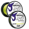 thumbnail image 1 of Daiwa J-Braid X4 300 Yard Spool 6LB Test, Fluorescent Yllw, 1 of 2