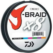 Daiwa J-Braid x8 Fishing Line Multi Color 40Lb 330Yd - JB8U40-300MU
