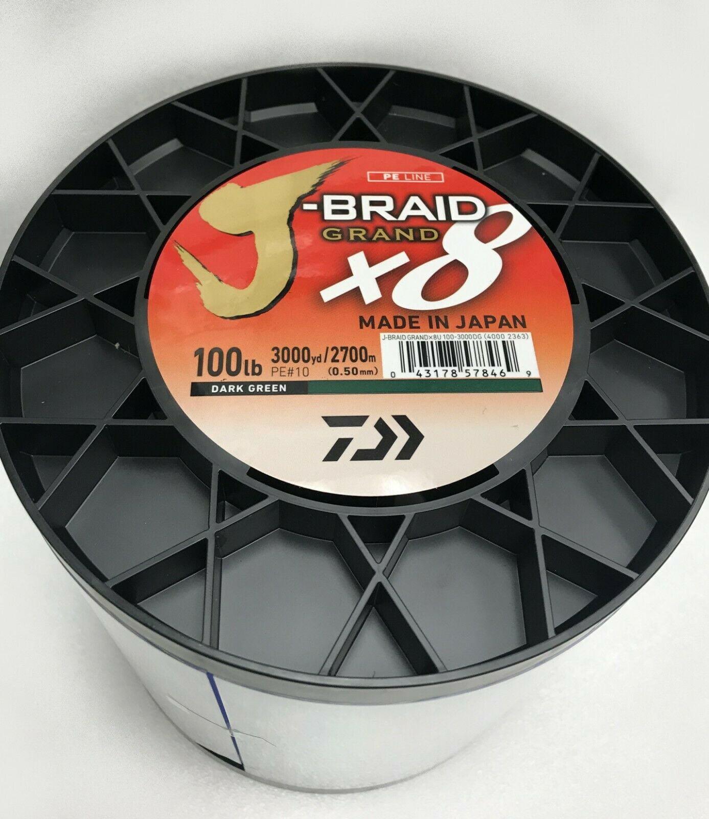 Daiwa J-Braid 300M 8-Strand Woven Round Braid Line : : Sports,  Fitness & Outdoors