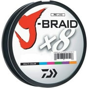 Daiwa J-Braidx8 Fishing Line Multi Color 50Lb 500M/550Yd - JB8U50-500MU