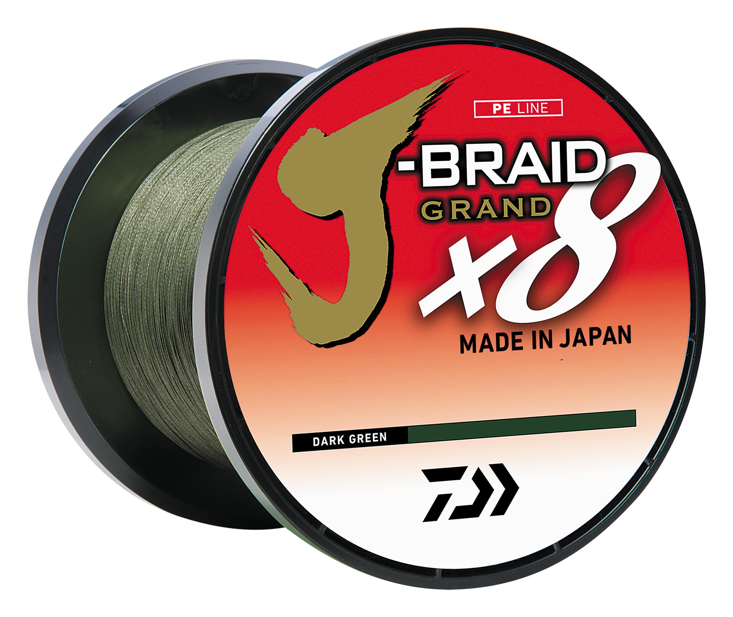 Daiwa JBGD8U120-3000DG J-BRAID GRAND 8X 3,000YDS BULK SPOOL DARK