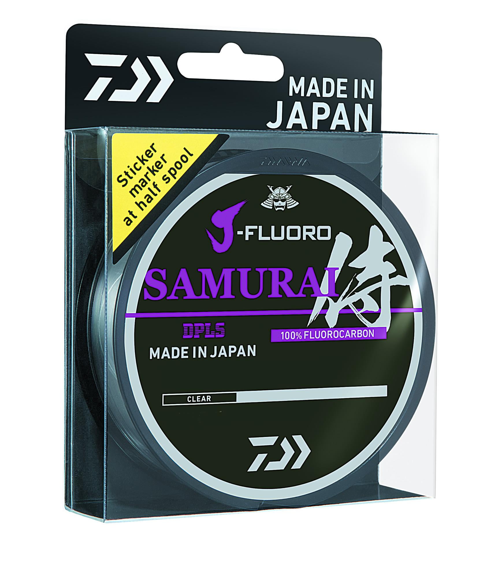 Daiwa JFS10-220 J-Fluoro Samurai Fluorocarbon Line, Bulk, 10lb, 220yd 