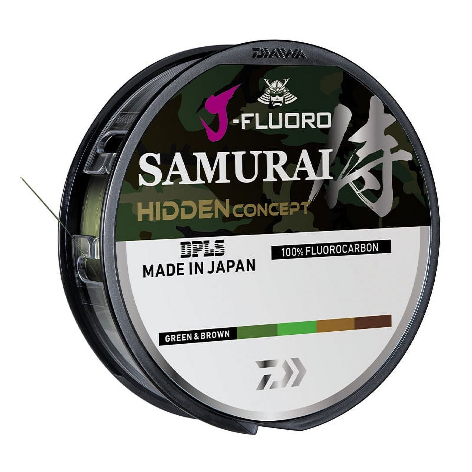Daiwa JFS12-1000H Jfluoro Hidden Samurai line, 12lb test, 1000yd 