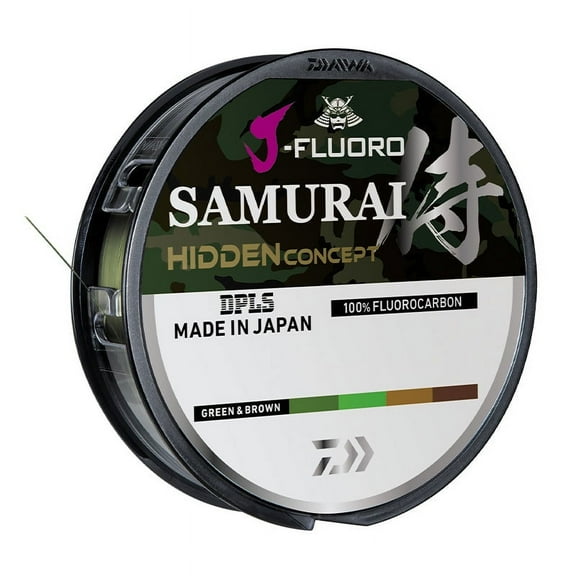Daiwa JFS25-220H J-Fluoro Samurai Hidden Fluorocarbon Line, Filler 25Lb, 220Yd