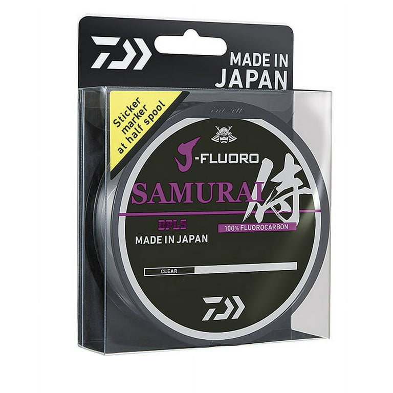 Daiwa JFS7-1000 J-Fluoro Samurai Fluorocarbon Line, Bulk, 7lb, 1000yd 