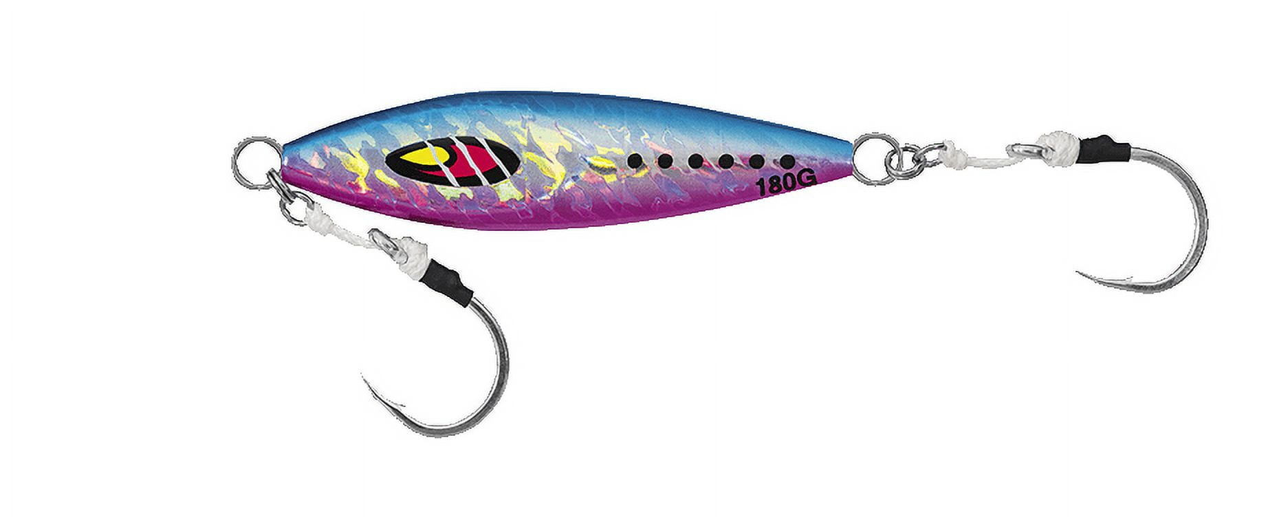 Daiwa MRS260G14 Mr. Slow Metal Jig Color: Zebra Red Gold, 9 1/8 oz. Hook Size
