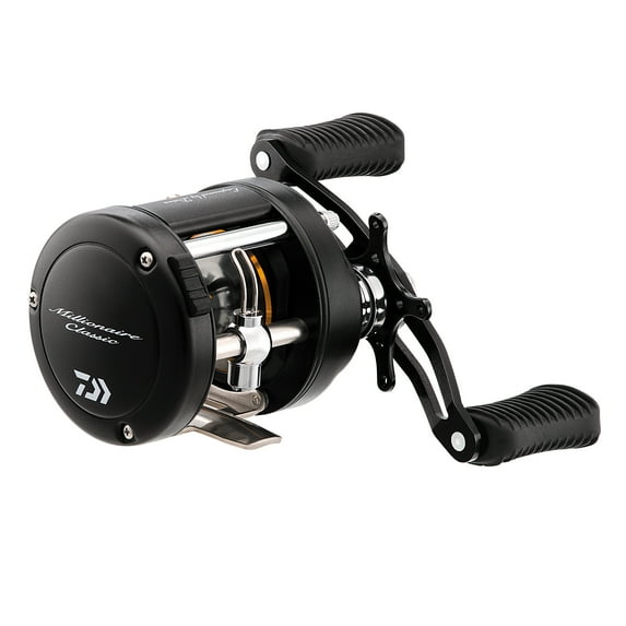 Daiwa Millionaire Classic UTD 250 Casting Reel 5.1:1 Gear Ratio, 24.50" Retrieve Rate, 9 lb Max Drag, H/MH Action, Left Hand