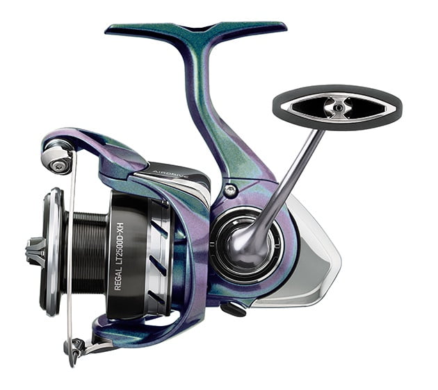 Daiwa Regal LT 2000D-XH-CP-B Lightweight Spinning Reel with Zaion V Frame