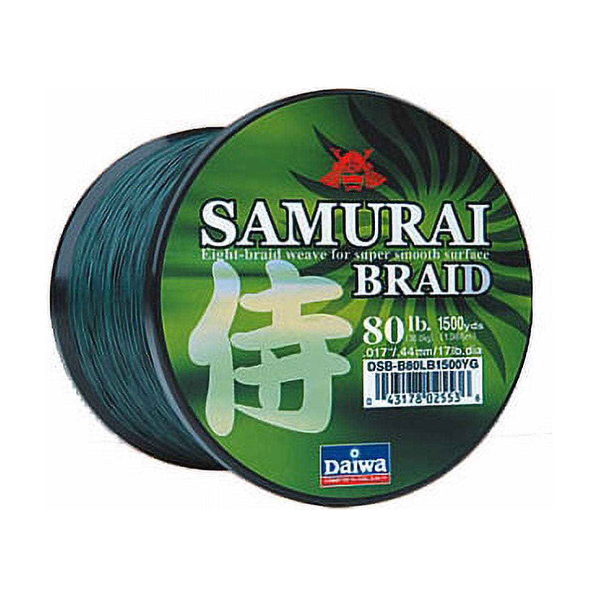 Daiwa SAMURAI Braided Fishing Line Bulk Spool, 70lb, 300yd DSB-B70LB300YG - Walmart.com Daiwa SAMURAI Braided Fishing Line Bulk Spool, 70lb, 300yd DSB-B70LB300YG - Walmart.com