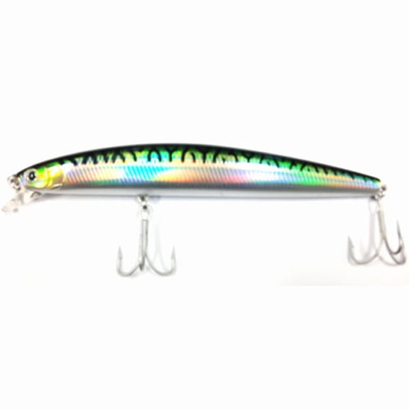 Daiwa Salt Pro SP Minnow Floating Striper Lure, 6-3/4", Green Mackerel