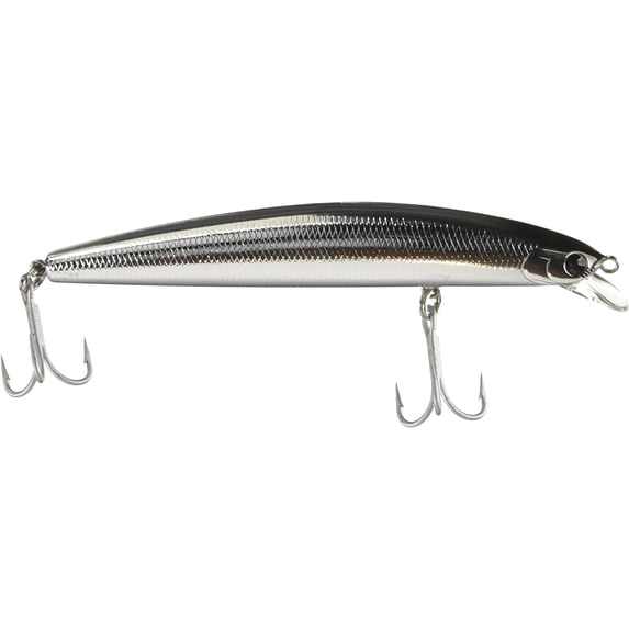 Daiwa Salt Pro SP Minnow Floating Striper Lure, 5", Chrome