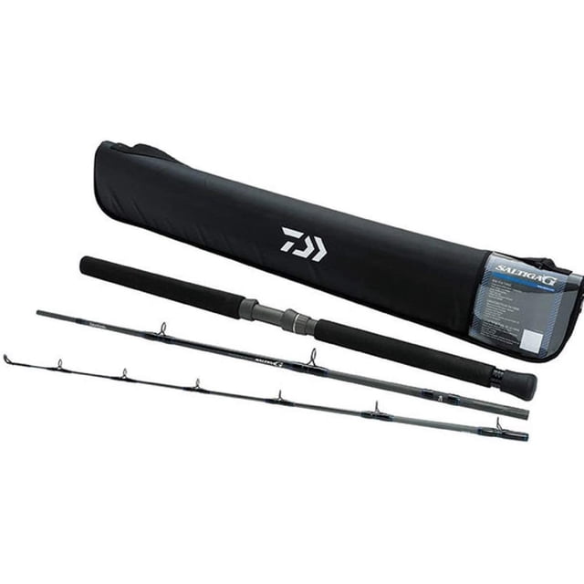 Daiwa Saltiga Inshore Travel Rod | 3 Sections, Line Wt 6-16lb, Model SATRIN703MLFS