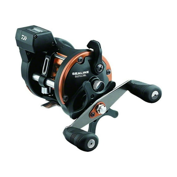 Daiwa Sealine Left Hand Line Counter Reel 3B/B Double Paddle, SG27LC3BLW