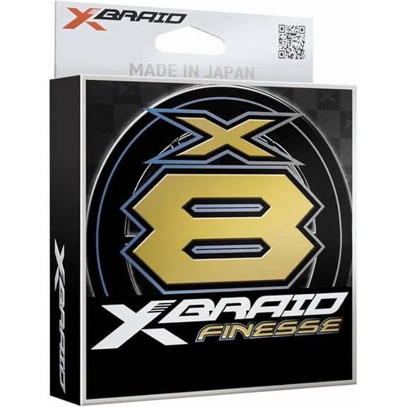 Daiwa XBRAID X8 FINESSE Braid 4LB 165Y Multi