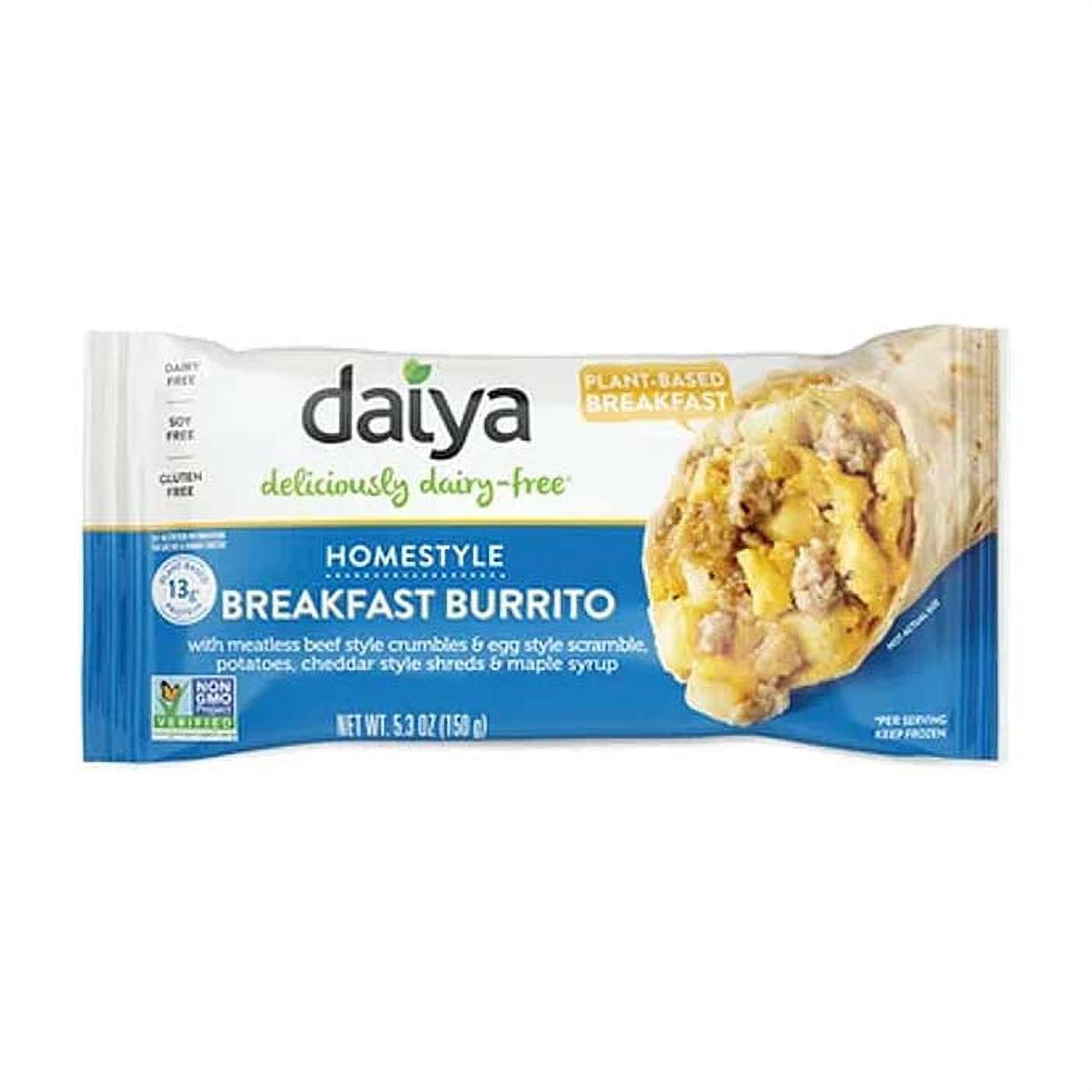 Daiya Breakfast Burrito, 5.3oz Multiple Flavors