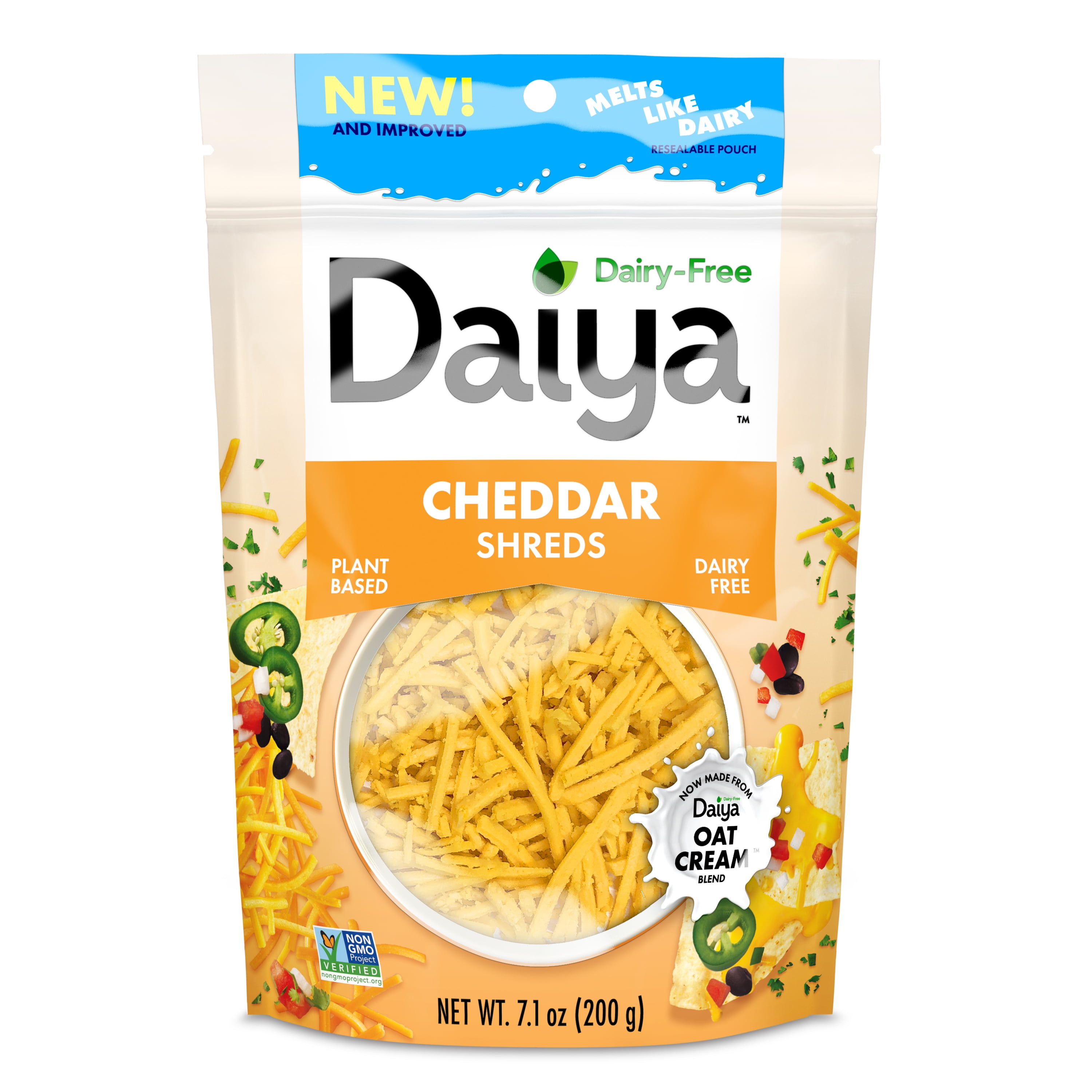 7 Pack)Good Planet Vegan Cheddar Shreds, 8 oz. 