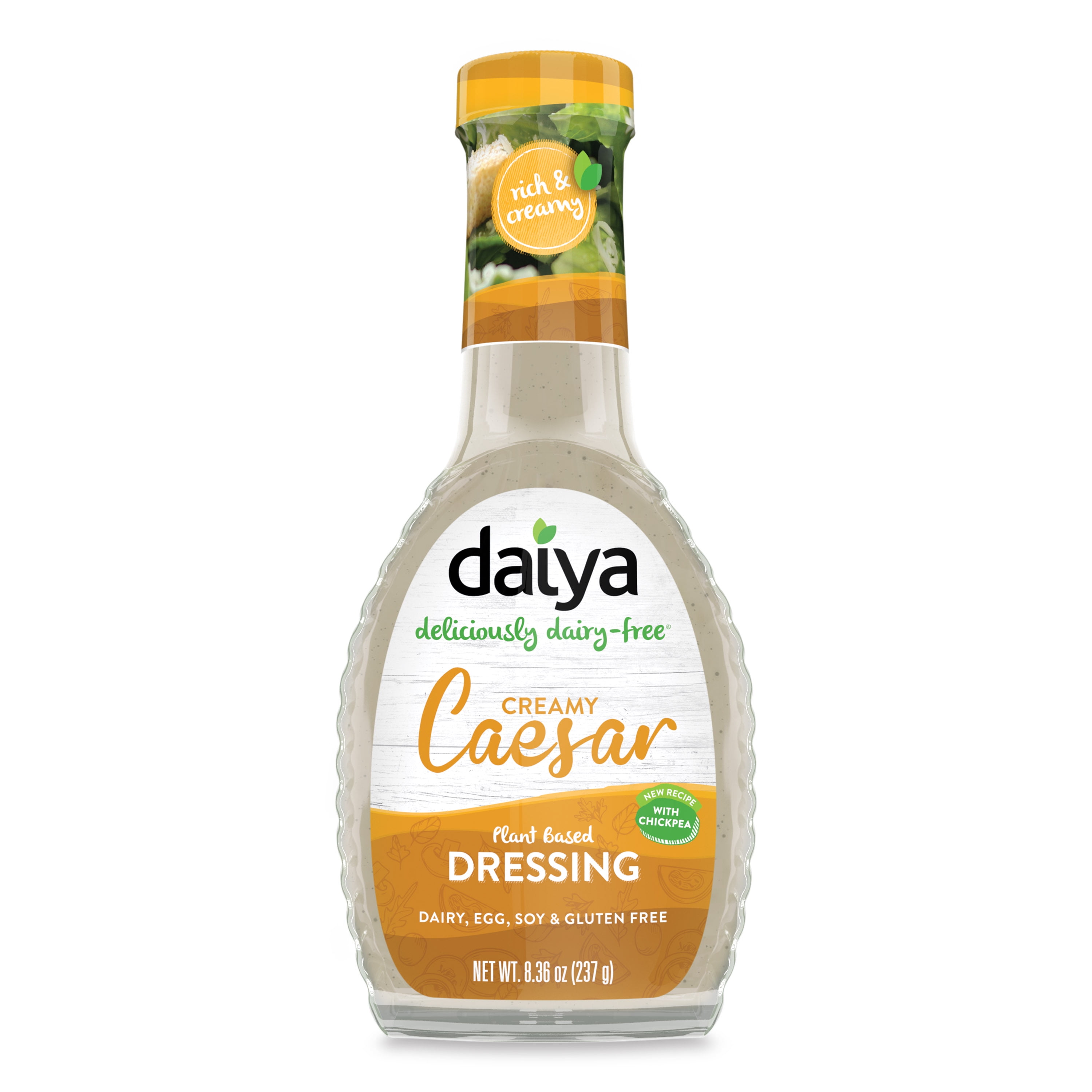 Daiya Dairy Free Creamy Caesar Vegan Salad Dressing 8.36 oz 6 Pack