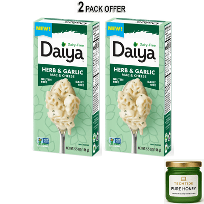 Daiya Dairy Free Gluten Free Herb and Garlic Mac & Cheese, Vegan, 5.5 oz