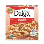 Daiya Dairy Free Gluten Free Meatless Pepperoni Pizza, Vegan, 16.7 oz (Frozen)