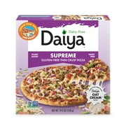 Daiya Dairy Free Gluten Free Supreme Pizza, Vegan, 19.4 oz (Frozen)