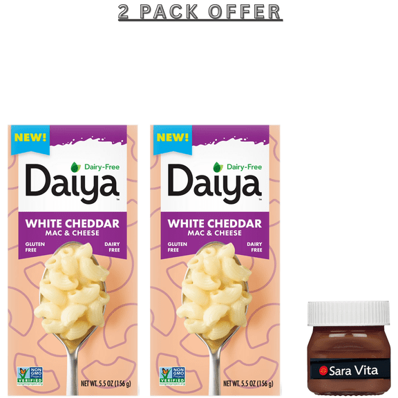 Daiya Dairy Free Gluten Free White Cheddar Mac & Cheese, Vegan, 5.5 oz (Shelf Stable)