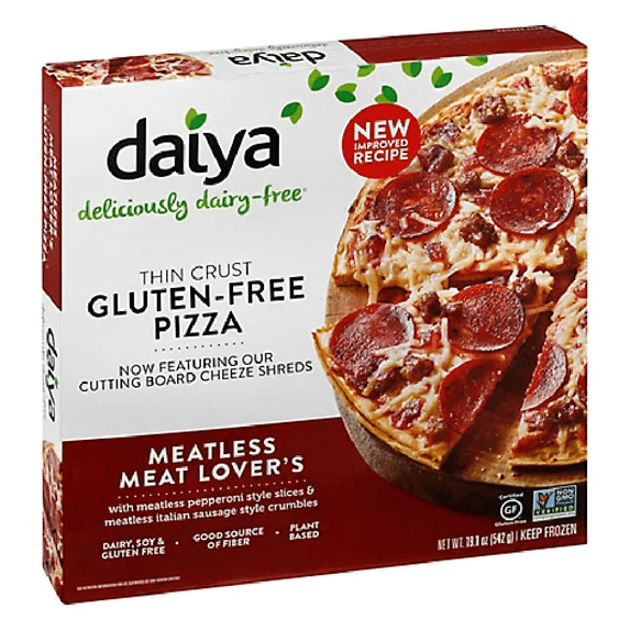 Daiya Gluten Free Meatless Meat Lovers Pizza, 19.1oz (pack of 8)
