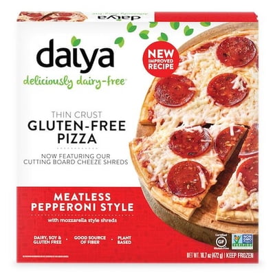 Daiya Meatless Pepperoni Style Pizza, 16.7 Ounce -- 8 per case.