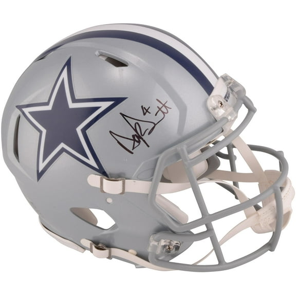 Dak Prescott Dallas Cowboys Autographed Riddell Speed Pro-Line Helmet - Fanatics Authentic Certified