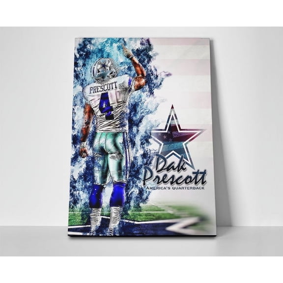 Dak Prescott Poster or Wrapped Canvas