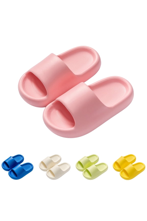 3-11Y Toddler Boys Girls Slides Sandals Comfortable Slip on Pullow Cloud Slippers Summer Beach Pool Shower Shoes Blue