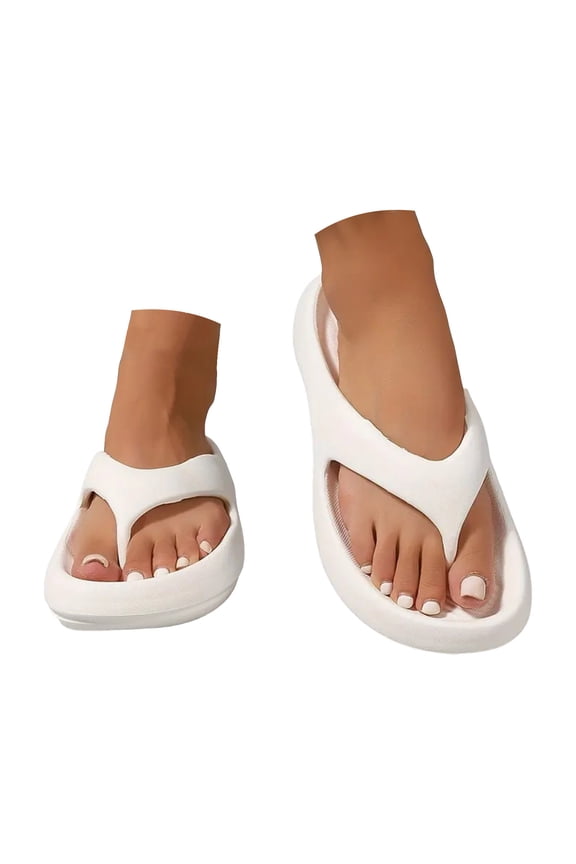 Arch Support Flip Flops for Women Plantar Fasciitis Orthopedic Pillow Slides Summer Beach Sandals