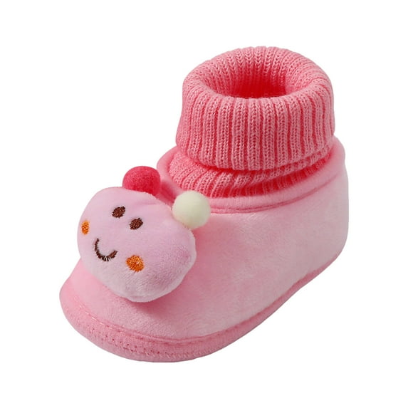 Dakaela Baby Knit Booties Newborn Girl Boy Sock Shoes Infant Toddler First Walkers Winter House Slippers