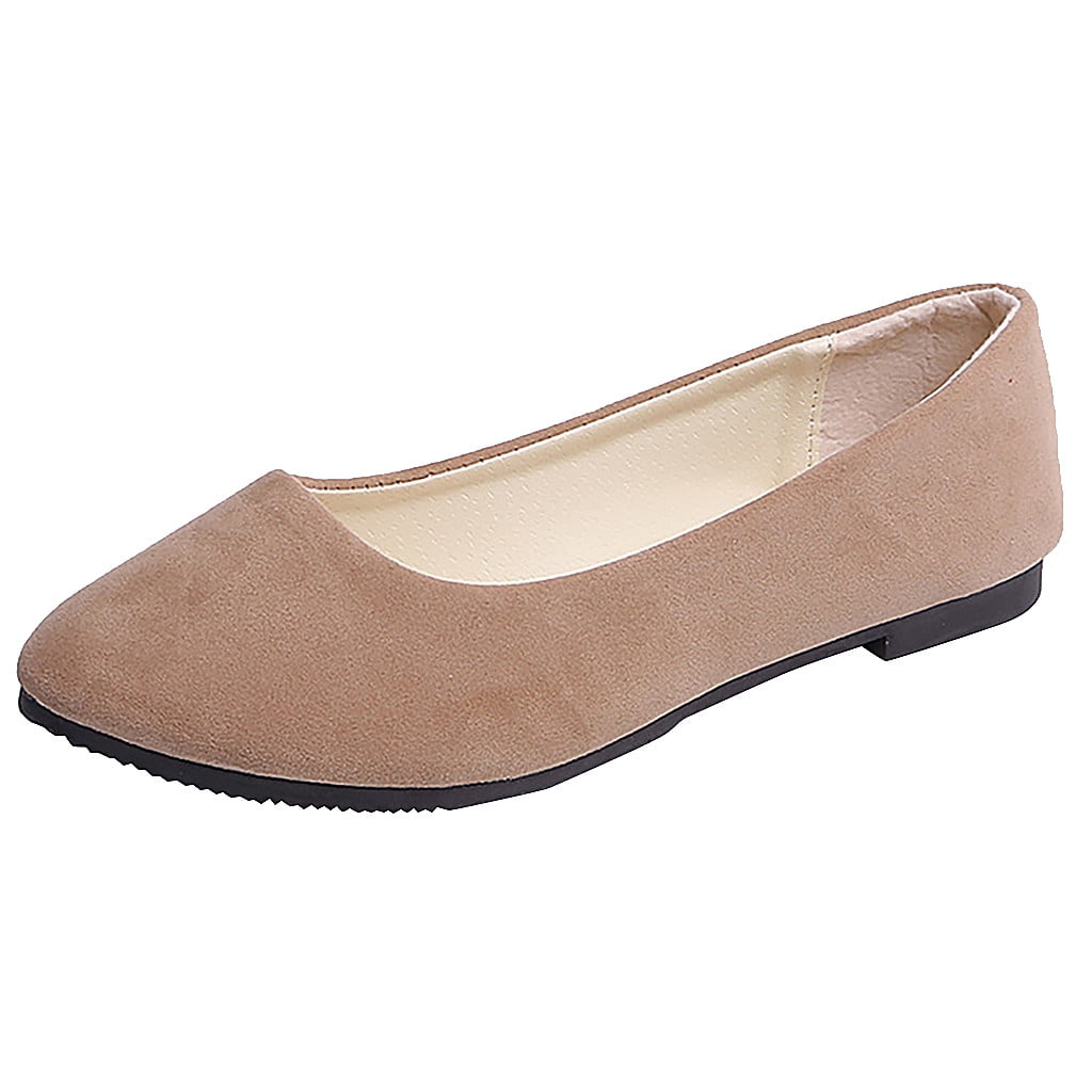 khaki flats women's shoes