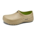 thumbnail image 1 of Dakaela Chef Shoes for Men Slip Resistant Kitchens Work Mules Waterproof Casual Slip on Clogs Khaki 10.5, 1 of 7