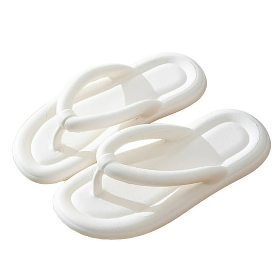 Dakaela Cloud Flip Flops for Women Soft Puffy Pillow Slides Bathroom Slippers Shower Shoe Sandals