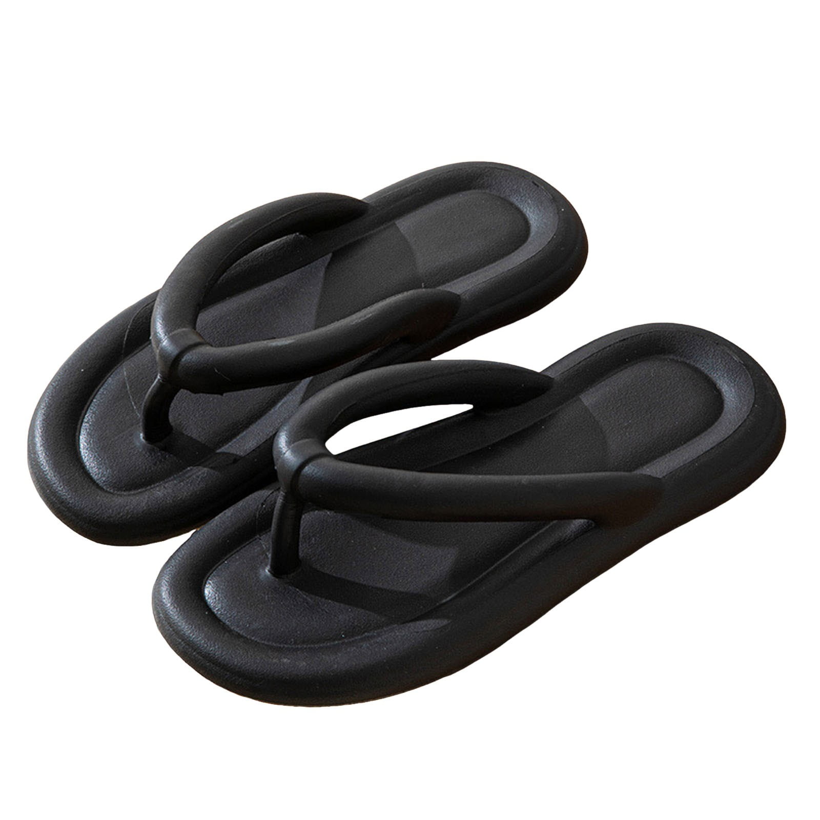 Dakaela Cloud Flip Flops for Women Soft Puffy Pillow Slides Bathroom ...
