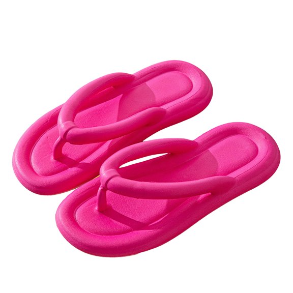 Dakaela Cloud Flip Flops for Women Soft Puffy Pillow Slides Bathroom Slippers Shower Shoe Sandals