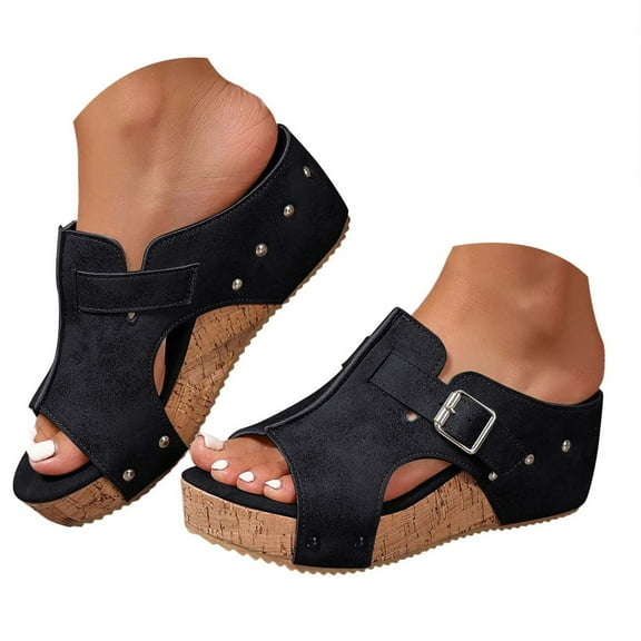 Dakaela Orthopedic Wedge Sandals for Women 2025 New Platform Non Slip Espadrilles Dressy Summer Shoes