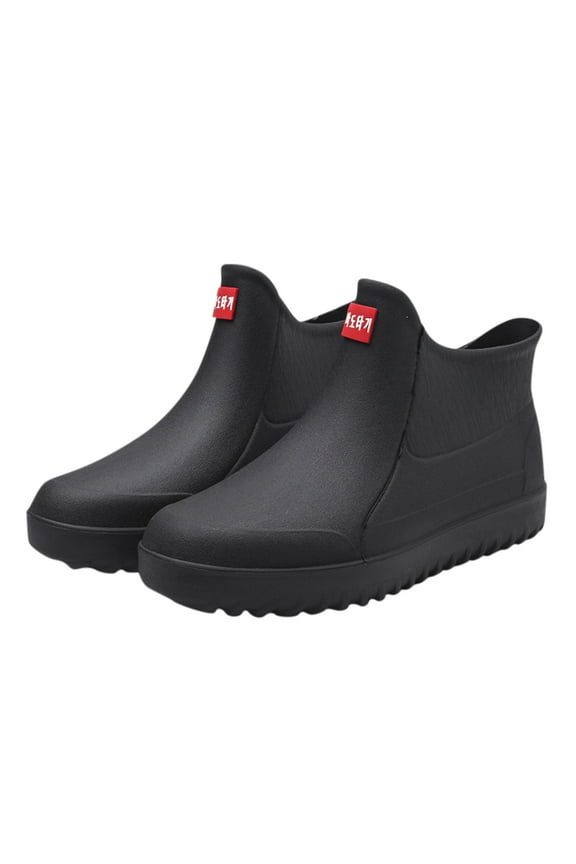 Deck Boots for Women Waterproof Rubber Fishing Rain Booties Anti Slip Garden Shoes Black 10