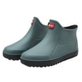 thumbnail image 1 of Dakaela Deck Boots for Women Waterproof Rubber Fishing Rain Booties Anti Slip Garden Shoes Green 8, 1 of 6