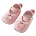 thumbnail image 1 of Dakaela Infant Baby Boys Girls Slippers Cozy Toddler Slip on Walking Sneakers Indoor Newborn Casual Barefoot Crib Socks Shoes Pink 5, 1 of 4