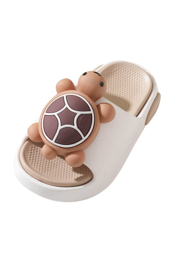 Kids Cloud Slides Boys Girls Slip on Pillow Sandals Cute Animals Beach Pool Shower Shoes