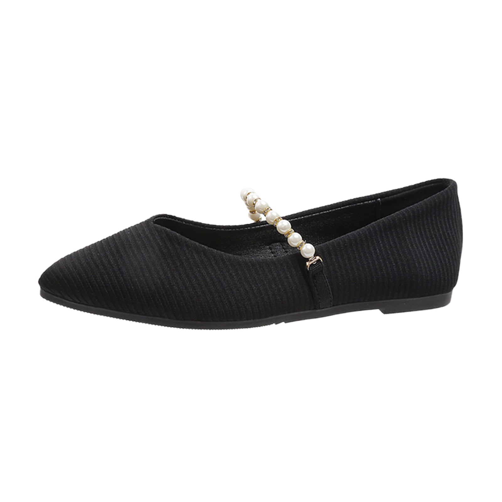 Women\'s Black Leather Dress Shoes with Pearl Accents Clarks Womens Olivette Pearl Black Leather Dress Shoes | eBay main image 2