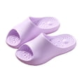 thumbnail image 1 of Dakaela Massage Slippers for Women Men Plantar Fasciitis Orthotic Cloud Slides Arch Support Non Slip Bath Shower Shoes Indoor Outdoor Purple 7.5, 1 of 4