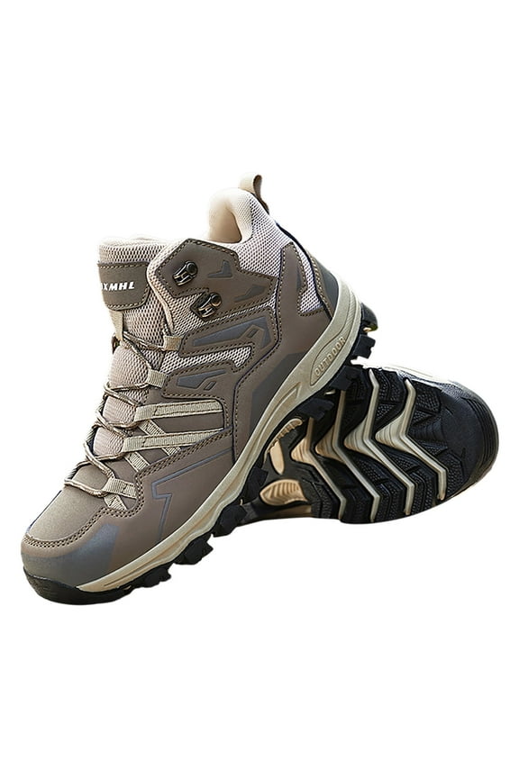 Men's Ankle High Hiking Boots Waterproof Outdoor Running Tennis Shoes Armadillo Casual Sneakers