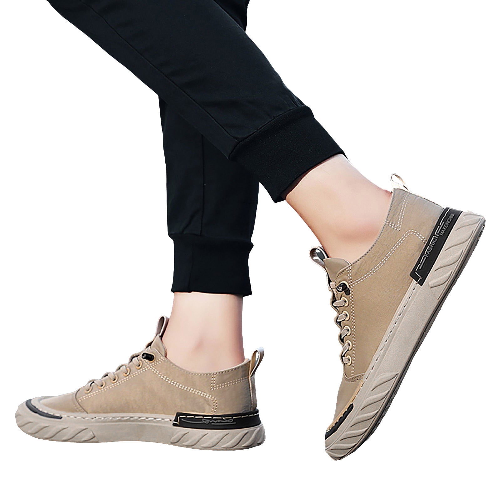 Dakaela Mens Canvas Shoes Casual Tennis Low Top Sneakers  display picture 1